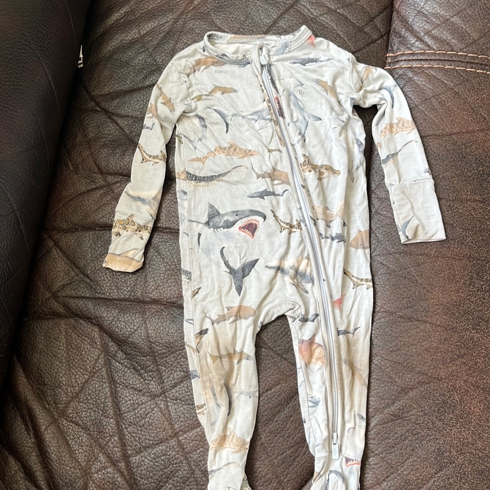 Posh Peanut MAVERICK footie onesie